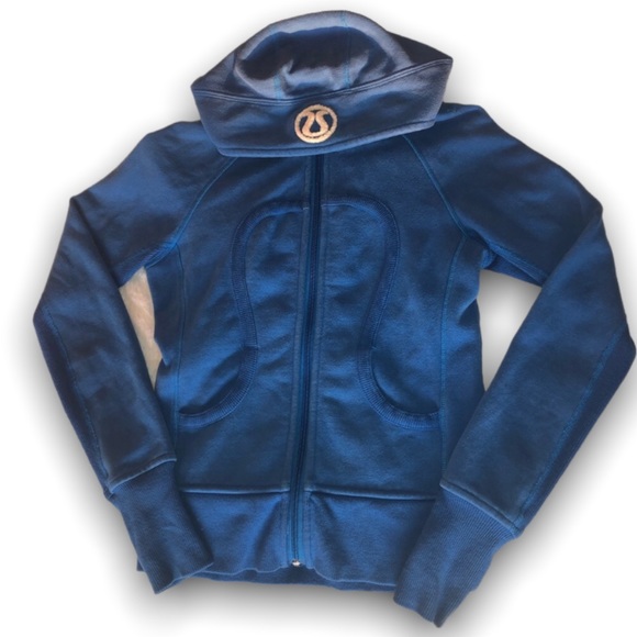 Lululemon Scuba Hoodie Beaming Blue Size 4 - Picture 2 of 12